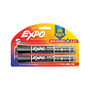 EXPO; Dry-Erase Markers With Ink Indicator, Chisel Tip, Black, Pack Of 2