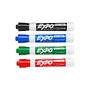 EXPO; Low-Odor Dry-Erase Markers, Chisel Point, Assorted Colors, Pack Of 4