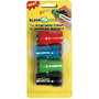KleenSlate; Eraser Caps For Large Dry-Erase Markers, Assorted, Pack Of 4