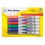 Quartet; Dry-Erase Markers, Fine Point, Assorted Colors, Pack Of 6