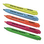 Retractable Chisel-Tip Highlighters, Pack Of 5 (AbilityOne 7520-01-554-8211)