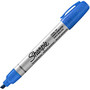 Sharpie Professional Permanent Marker - Chisel Point Style - Blue - Metal Barrel - 1 Dozen