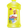 Mr. Clean Antibacterial Cleaner - Liquid Solution - 0.31 gal (40 fl oz) - Summer Citrus ScentBottle - 9 / Carton - Yellow