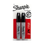 Sharpie; Chisel-Tip Permanent Markers, Black, Pack Of 2