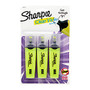 Sharpie; Clear View&trade; Highlighters, Yellow, Pack Of 3