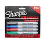 Sharpie; Extreme Permanent Markers, Fine Point, Assorted Colors, Pack Of 4