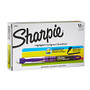 Sharpie; Liquid Accent; Pen-Style Highlighters, Fluorescent Purple, Box Of 12