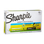 Sharpie; Liquid Accent; Pen-Style Highlighters, Fluorescent Yellow, Box Of 12