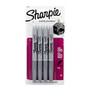 Sharpie; Metallic Markers, Silver, Pack Of 4