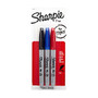 Sharpie; Permanent Fine-Point Markers, Assorted Colors, Pack Of 3