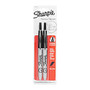 Sharpie; Retractable Permanent Markers, Ultra-Fine Point, Black, Pack Of 2
