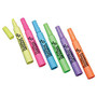 SKILCRAFT; Thick-N-Thin Jumbo Fluorescent Highlighters, Assorted Colors, Box Of 6 (AbilityOne 7520-01-383-7943)