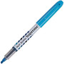 Spotliter Supreme Highlighter - Chisel Point Style - Fluorescent Blue - White Barrel - 1 Dozen