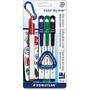 Staedtler Fine Tip Whiteboard Markers - Fine Point Type - Red, Blue, Green, Black - 4 / Pack