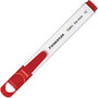 Staedtler Triplus Broad Tip Dry-erase Markers - Broad Point Type - Chisel Point Style - Vivid Red - Polypropylene Barrel - 10 / Box