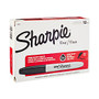 Super Sharpie; Permanent Markers, Black, Pack Of 12