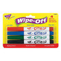 Trend Enterprises Wipe-Off; 4-Color Marker Packs, Standard Colors, Pack Of 6