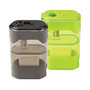 Office Wagon; Brand 2-in-1 Pencil Sharpener And Eraser, Assorted Colors