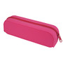 Divoga&trade; Tubular Silicone Pencil Pouch, 8 inch;H x 2 inch;W x 2 1/2 inch;D, Pink