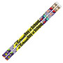 Musgrave Pencil Co. Motivational Pencils, 2.11 mm, #2 Lead, 100th Day Of School, Multicolor, Pack Of 144