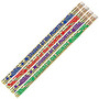 Musgrave Pencil Co. Motivational Pencils, 2.11 mm, #2 Lead, Student Of The Month, Multicolor, Pack Of 144