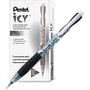 Pentel Icy Mechanical Pencil - #2, HB Lead Degree (Hardness) - 0.5 mm Lead Diameter - Refillable - Black Barrel - 1 Dozen