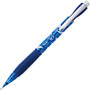 Pentel Icy Mechanical Pencil - #2, HB Lead Degree (Hardness) - 0.5 mm Lead Diameter - Refillable - Blue, Transparent Barrel - 1 Dozen