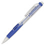 Pentel Twist-Erase Click Mechanical Pencil - #2, HB Lead Degree (Hardness) - 0.5 mm Lead Diameter - Refillable - Blue, Transparent Barrel - 1 Each