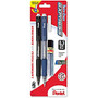 Pentel Twist-Erase Express Mechanical Pencil - #2, HB Lead Degree (Hardness) - 0.5 mm Lead Diameter - Refillable - Assorted Barrel - 2 / Pack