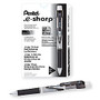 Pentel; e-Sharp&trade; 72% Recycled Mechanical Pencil, 0.5 mm, Black, Pack Of 12