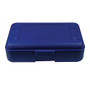 Romanoff Products Pencil Boxes, 8 1/2 inch;H x 5 1/2 inch;W x 2 1/2 inch;D, Blue, Pack Of 12