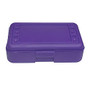 Romanoff Products Pencil Boxes, 8 1/2 inch;H x 5 1/2 inch;W x 2 1/2 inch;D, Purple, Pack Of 12