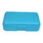 Romanoff Products Pencil Boxes, 8 1/2 inch;H x 5 1/2 inch;W x 2 1/2 inch;D, Turquoise, Pack Of 12