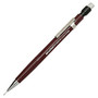 SKILCRAFT; Push-Action Mechanical Pencils, Fine Point, 0.5 mm, Burgundy, Pack Of 12