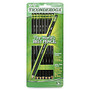 Ticonderoga Wood Pencil - #2 Lead Degree (Hardness) - Graphite Lead - Black Wood Barrel - 10 / Pack