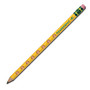 Ticonderoga; Groove #2 Yellow Pencils, Soft Lead, Pack Of 10