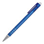 AbilityOne SKILCRAFT; Non-Refillable Rubberized Retractable Pens, Medium Point, Blue Barrel, Blue Ink, Pack Of 12