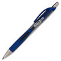 Integra Retractable Gel Pen - 0.5 mm Point Size - Blue Gel-based Ink - Black Barrel - 1 Dozen