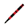 Monteverde&trade; Regatta&trade; Luxury Fountain Pen, Medium Point, 0.7 mm, Red Barrel, Black Ink