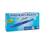 Paper Mate; Retractable Gel Pens, Bold Point, 1.0 mm, Blue Barrel, Blue Ink, Pack Of 12