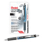 Pentel; EnerGel&trade; Deluxe RTX Retractable Liquid Gel Pens, Fine Point, 0.5 mm, 54% Recycled, Blue Barrel, Black Ink, Pack Of 12