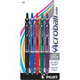 Pilot; Acroball Colors Retractable Hybrid Gel Pens, 1.0mm, Medium Point, Assorted Barrels, Assorted Ink Colors, Pack Of 5