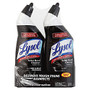 Lysol; Toilet Bowl Cleaner With Lime And Rust Remover, Wintergreen, 24 Oz, Dark Blue, Pack Of 2