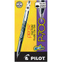 Pilot; P-700 Gel Ink Rollerball Pens, Fine Point, 0.7 mm, Black Barrel, Black Ink, Pack Of 12