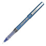 Pilot; Precise&trade; V5 Liquid Ink Rollerball Pens, Extra Fine Point, 0.5 mm, Blue Barrel, Blue Ink, Pack Of 12