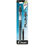 Plumix Fountain Pen - Medium Point Type - 0.58 mm Point Size - Refillable - Black - Black Barrel - 1 Each