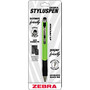 STYLUSPEN Retractable Stylus Pen With Grip, Medium Point, 1.0 mm, Key Lime Pie Barrel, Black Ink