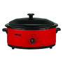 Nesco 6 Qt. Red Roaster with Porcelain Cookwell