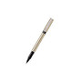 uni-ball; Deluxe Rollerball Pen, Fine Point, 0.7 mm, Gold Barrel, Black Ink