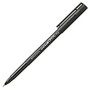 uni-ball; Onyx; Rollerball Pen, Fine Point, 0.7 mm, Black Barrel, Black Ink
